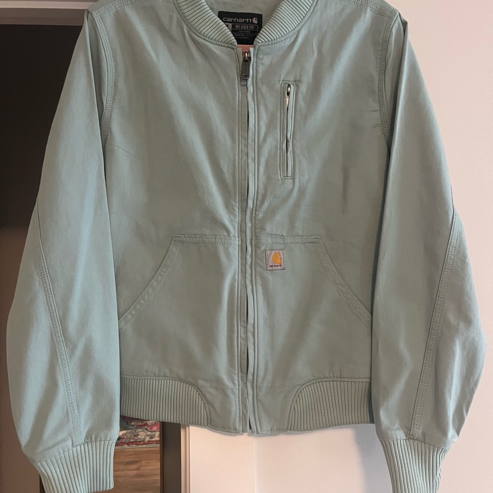 Carhartt Sage Green Bomber Jacket